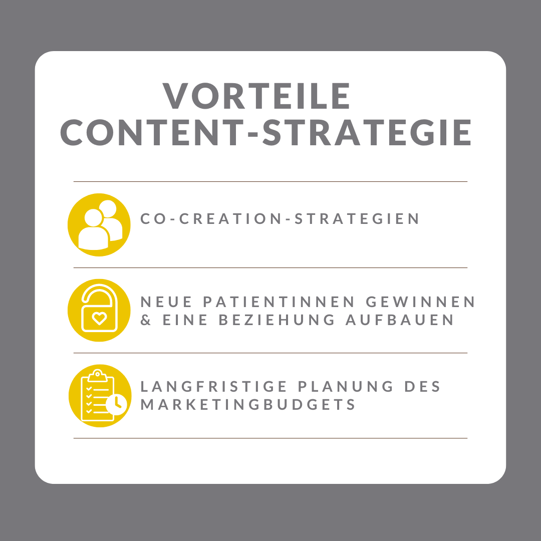 Vorteile einer Content-Strategie